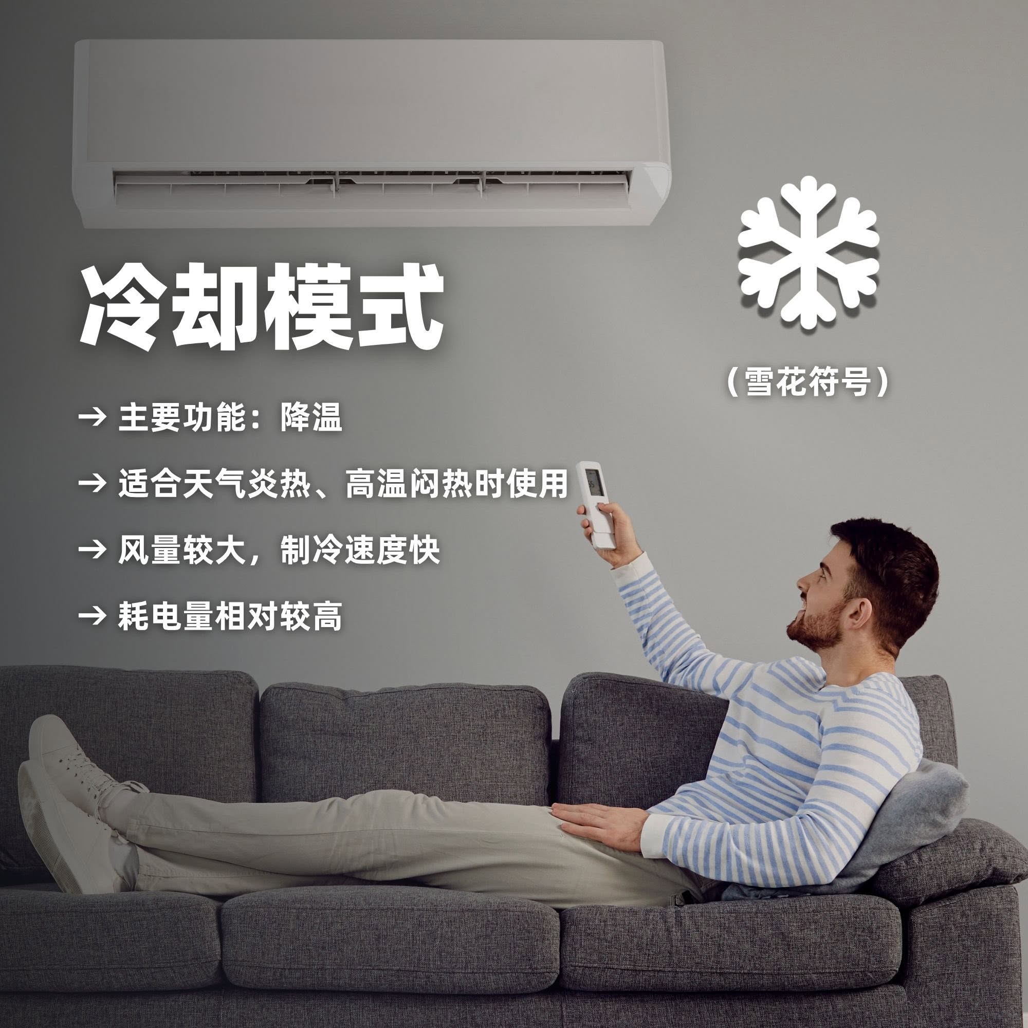 冷气机干/冷模式原来那么大区别！这样切换，吹得凉爽还省电！