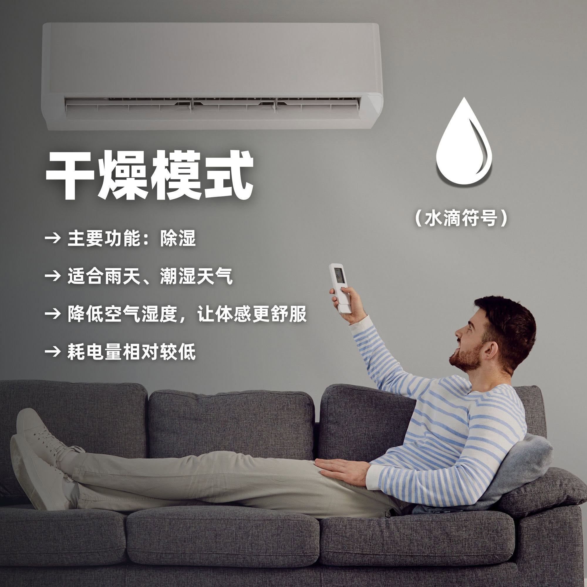 冷气机干/冷模式原来那么大区别！这样切换，吹得凉爽还省电！