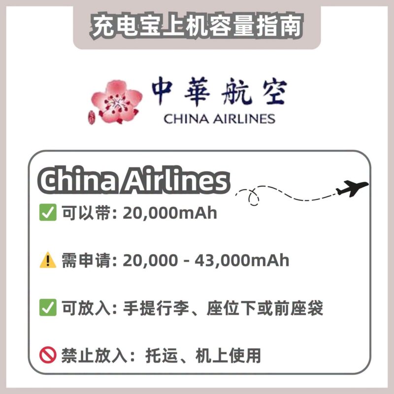 出国前必看！充电宝上机容量指南！必须知的容量限制！3秒看懂！