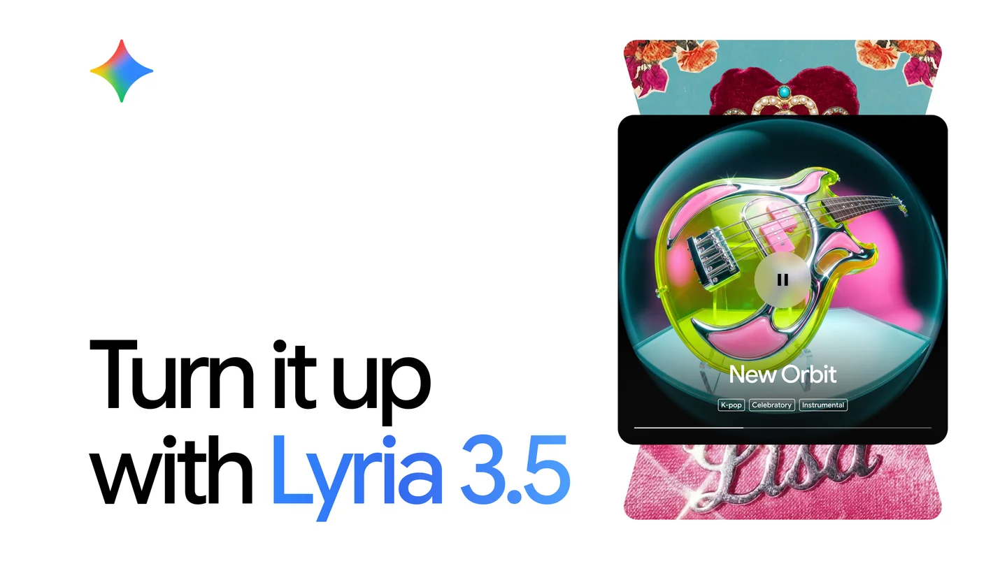 Google Lyria 3.5 上线 Gemini，可生成更长的完整歌曲